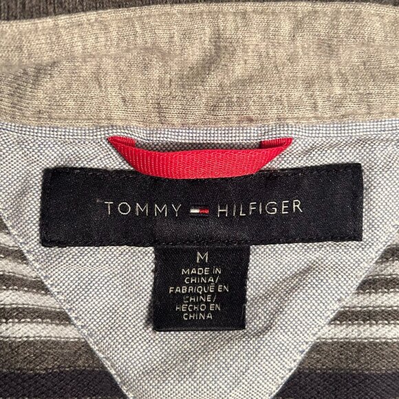 Tommy Hilfiger Medium Stiped Long Sleeve Polo - Picture 6 of 6